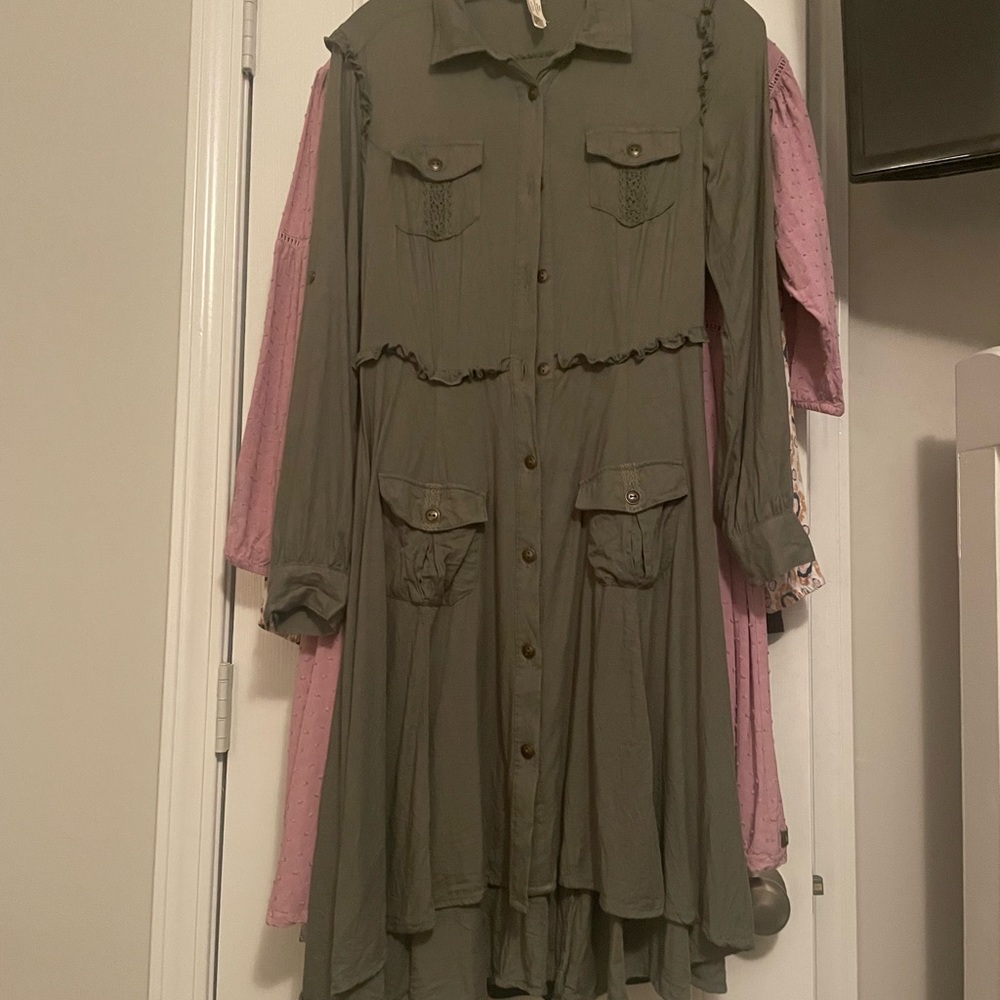 Olive green small Matilda Jane dress
